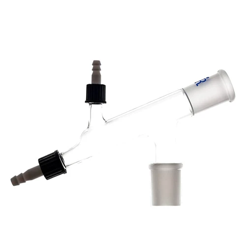 Summit Research Short Path Distillation 29/42 Distribution Adapter. Distilling Receiver with GL14 and GL18. Chemistry Apparatus. Made in USA
