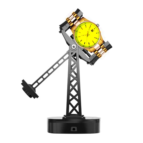 FEICHONGHO Single Watch Winder for Automatic Watches,Timer Shutdown,Adjustable Speed,Self Winding Turner,Rotating Device