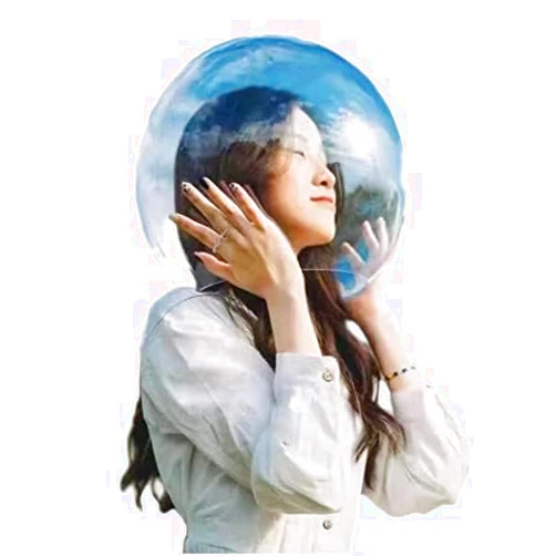 Earthradius Stage Mirror Balls Headgear Space Helmet Wearable Helmet DJ Party Cosplay Photograh