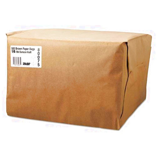 General Grocery Paper Bags, 52 lb Capacity, 1/6 BBL, 12