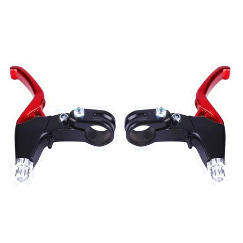 Tbest 1 Pair Brake Levers Aluminium Alloy Cycling Brakes Handles 4 Colors Available