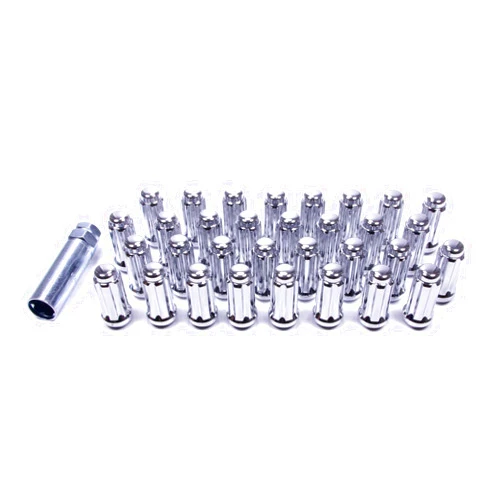 Gorilla Automotive 26145HT Small Diameter Duplex Acorn Chrome 8 Lug Kit (14mm x 1.50 Thread Size) - Pack of 32