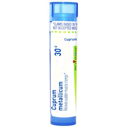 Boiron Cuprum Metallicum 30C Homeopathic Medicine for Leg Cramps & Muscle Cramps - 80 Pellets
