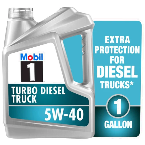 Mobil 1 Turbo Diesel Truck Full Synthetic Motor Oil 5W-40, 1 Gal