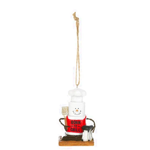 Midwest-CBK S'More Grilling 3 Inch Resin Decorative Holiday Ornament for Christmas