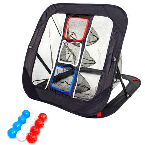 YARDCANDY Golf Chipping Net with 12 Practice Balls by YardCandy. Enhance Your Golfing Experience & Elevate Your Golf Game.