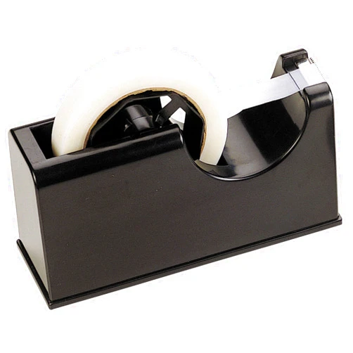 Officemate 2-in-1 Heavy Duty Tape Dispenser 1-Inch and 3-Inch Core, Black (96699)