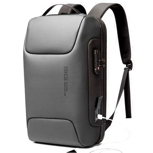 BANGE Anti Theft Backpack，Smart Business Laptop Fits 15.6 Inch Notebook, Work Backpack with USB Charging Port for Men and Women…