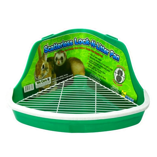 Ware Manufacturing Plastic Scatterless Lock-N-Litter Bigger Pet Pan, Jumbo - Colors May Vary