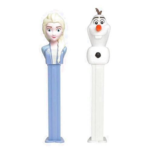 Page74Sales Disney's Frozen 2 PEZ Dispensers - Elsa and Olaf with 3 EXTRA Candy Packs