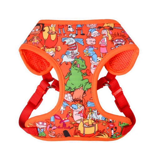 Nickelodeon for Pets All Stars Dog Harness for Large Dogs | No Pull Dog Harness Vest with Nickelodeon Characters from Rugrats, Hey Arnold, and More | Nickelodeon Pet Harness
