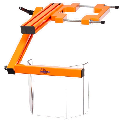 ATS Machine Safety Solutions ATS Safety, Drill Press Guard, Part # DPG-ES2 LARGE fits Machines with Column Diameters of 4.0 – 6.5 inches, Safety Accessories Made in USA