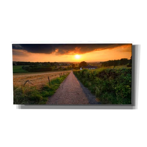 Epic Graffiti 'Road To Sunset Valley' by Istvan Nagy, Canvas Wall Art, 24