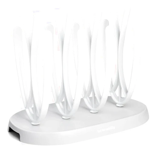 Herobility Baby Bottle Drying Rack – 8-Armed – Durable – Detachable Drip Tray – Dishwasher Safe – BPA-Free