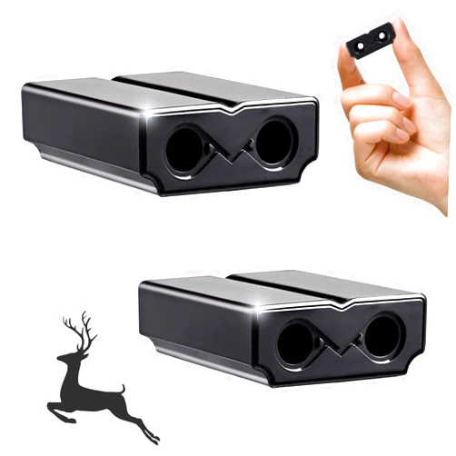 CPWUFIYD Deer Whistles for Car - Deer Horn for Vehicles, Trunks, Motorcycle, SUV, Deer deterrent Warning Devices Animal Alert for Cars with Extra Tapes（2 Pack）