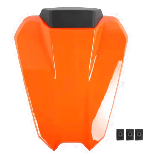 Generic For KTM 1290 Super Duke R 2020-2024 Motorcycle Rear Seat Cover Cowl Fairing 1290R Rear Solo Seat Passenger Pillion Accessories（Orange）