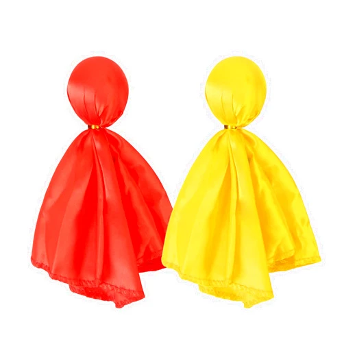 MIDELONG 2 Pcs Penalty Flag Football Flags, Challenge Flag Referee Flag Tossing Flags Sports Fan Set for Football Games Party Accessory (1 Red, 1 Yellow)