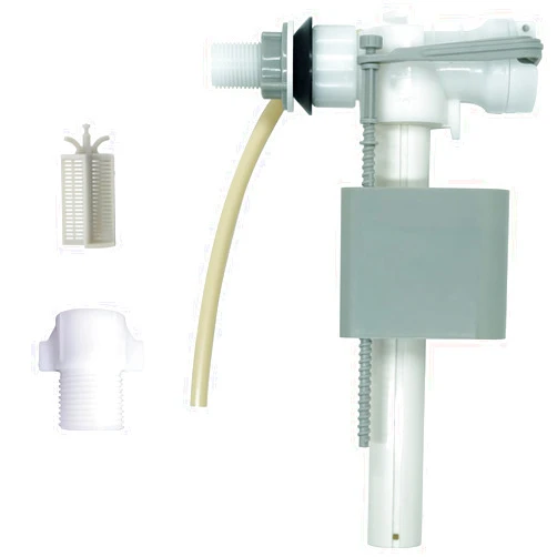 Banhey Toilet Side Mount Fill Valve Replacement, Compatible with Delta RP71168, G1/2 Inlet with G7/8 Adapter, Adjustable Height Float, Includes Filter Screen & Refill Tube, WC Tank Repair Parts