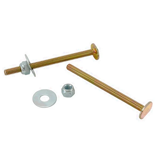 Plumb Pak PP835-14 Toilet Bolt Set, 1/4-20 X 3, Plated, 1/4-20