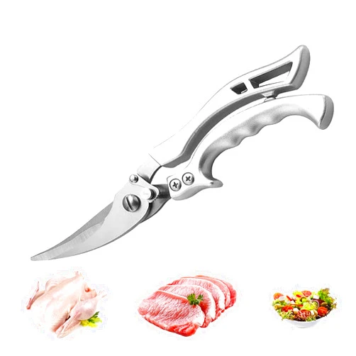 Dlhbafuya Kitchen Scissors,Heavy Duty Kitchen Shears,Upgrade Heavy Duty Stainless Steel Kitchen Scissors,Spring Loaded Poultry Shears Stainless Steel Chef Scissors for Bone,Poultry,Fish,Chicken,Food,Meat.