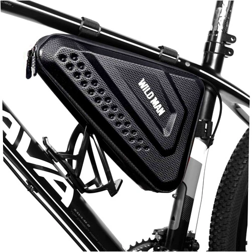 WILD MAN 3L Triangle Frame Bike Bag Large Capacity for Mountain Bicycle Cycling MTB Bicycle Cycling (ES19)