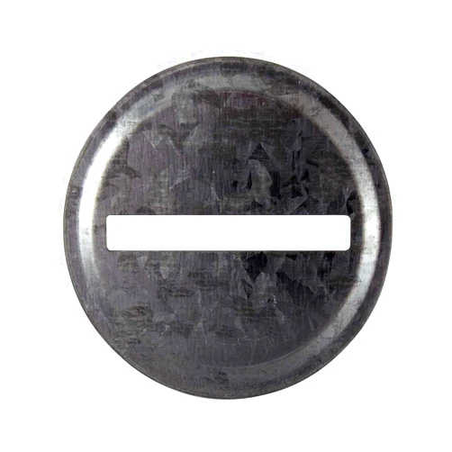Mason Jar Lifestyle Coin Slot Bank Galvanized Metal Lid Inserts for Mason, Ball, Canning Jars (10 Pack, Regular Mouth)