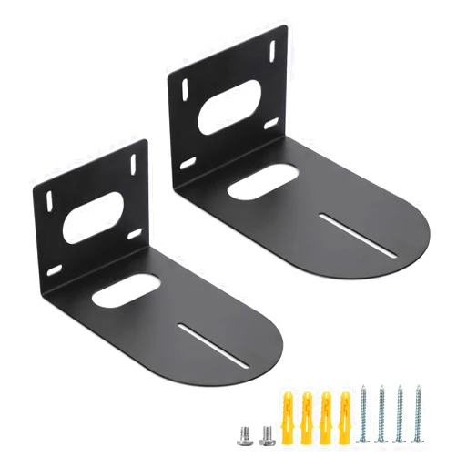 Sumnacon 2PCS PTZ Camera Bracket Universal PTZ Camera Mount Bracket Compatible with for Various PTZ Cameras (Black)