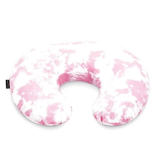 Dream On Me Beeboo Nursing Pillow and Positioner, Breastfeeding and Bottlefeeding Pillow, Removable and Washable Pillow Cover, Soft and Breathable Fabric, Pink