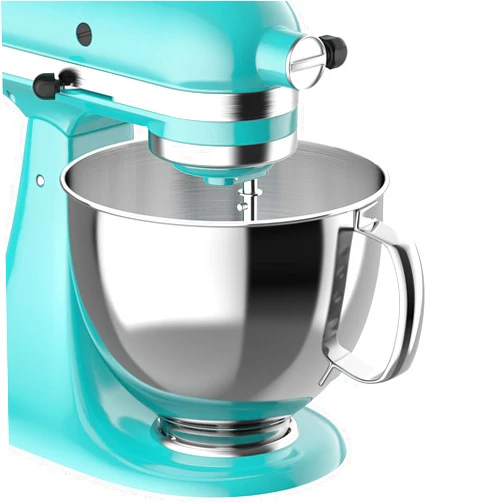 Coolcook 5 QT Stainless Steel Mixing Bowls for Kitchenaid, Compatible with Kitchenaid Tilt-Head Stand Mixers, Easy to Clean Mixers Bowls for Kitchenaid(5 QT)