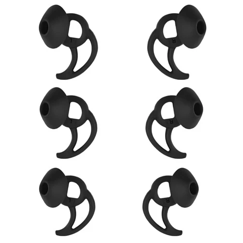 SNHTLS Earbud Tips Soft and Comfortable Silicone Earbud Tips Bose StayHear Max Tips Kit Compatible with QuietComfort I Headphones Small 3 Pairs M Size