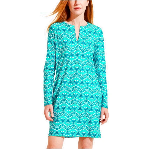 Coolibar UPF 50+ Women's Shoreside Swim Cover-Up Dress - Sun Protective