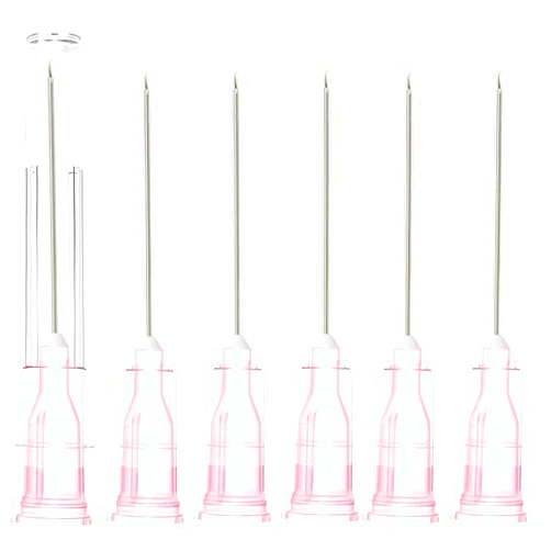 Fovafod 100 Pack 18 Gauge 1 Inch Dispensing Accessories, Individually Sealed Wrapped