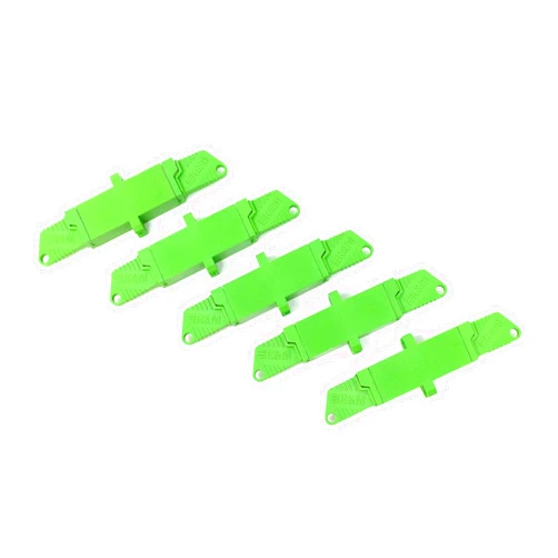 Ultra Spec Fiber Optic Cable Adapter Coupler E2000-APC to E2000-APC Simplex Singlemode 5 Pack