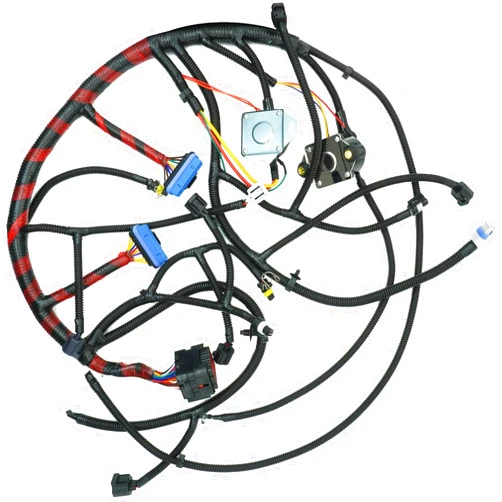 OEKITS F81Z-12B637-FA F81Z12B637FA Wiring Wire Harness Powerstroke V8 7.3L Engine Fit for 2002 2003 Ford F250 F350 F450 F550 Engine Wiring Harness Super Duty 12B637 1837761C91 P659932