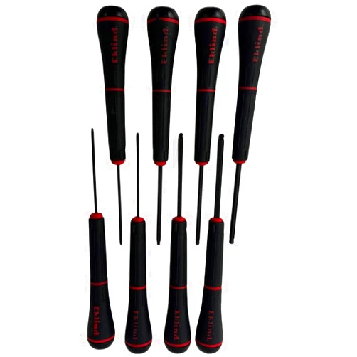 Eklind Tool 90108 Ball-Hex (allen) Screwdriver - 8pc set SAE Inch Sizes .050-5/32