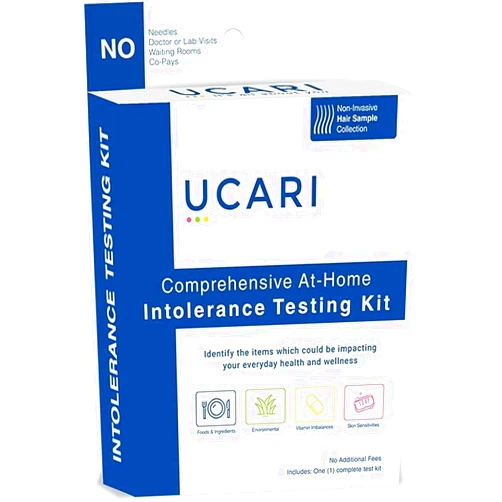 UCARI Sensitivity Test for Humans | Screens for 1500+ Intolerances | Food & Environment Analysis | Non Invasive Home Test Hair Sample Method | Results in 48 Hours | Adults & Kids