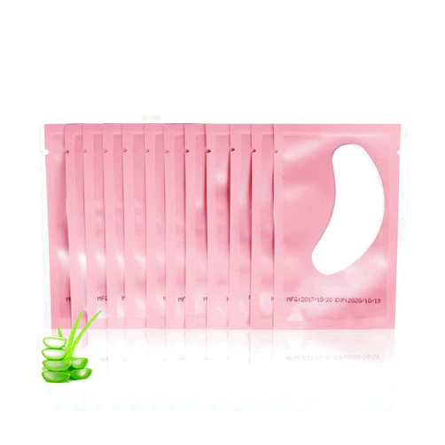 Voncasen 100 Pairs Set Gel pads for eyelash extensions, Comfy and Cool Under Eye Pads for Eyelash Extensions Eye Patches Beauty Tool