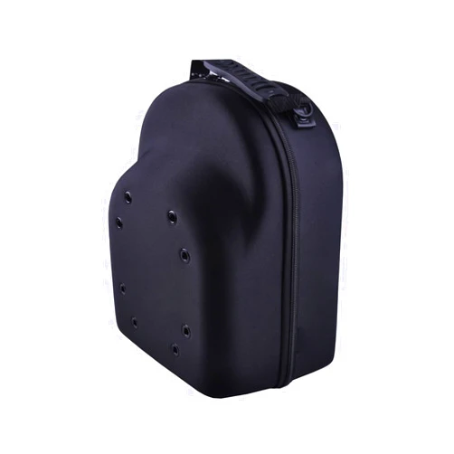 Senvitate Hat Travel Case, Hat Storage for Baseball Caps, Hat Organizer Box Storage for Cap, Caps Carrier Ball Hat Holder for 6 Caps, Travel Hat Display Carrier Bag Black