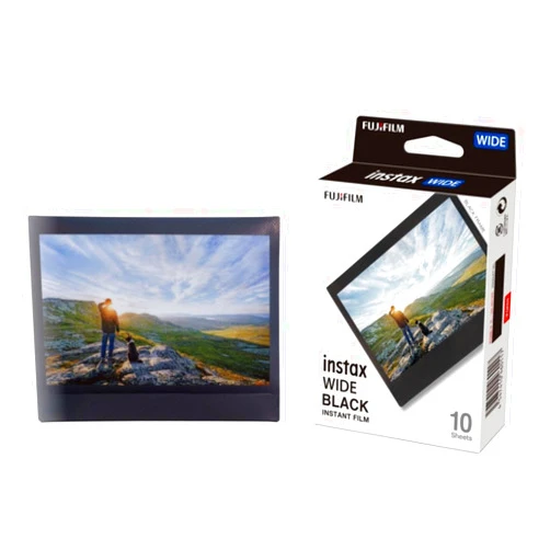 Instax FUJIFILM Instax Wide Black Film - 10 Exposures