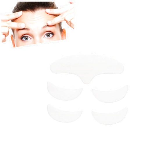 Rotekt Face Wrinkle Patches, 5Pcs Anti Wrinkle Silicone Patch Pad Skin Lifting Reusable Washable Forehead Eye Face Patch Anti-Ageing for Rejuvenated Skin elasticity