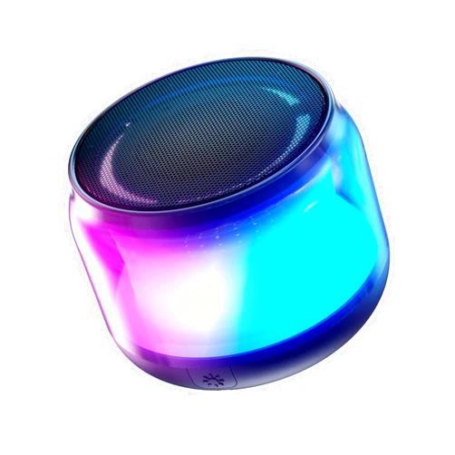 LENRUE Portable Bluetooth Speakers with Colorful Lights, Loud Sound, Small Bluetooth Speaker with Wireless Stereo Pairing, Mini Gifts for Kids, Teen, Girls, Boys, Women