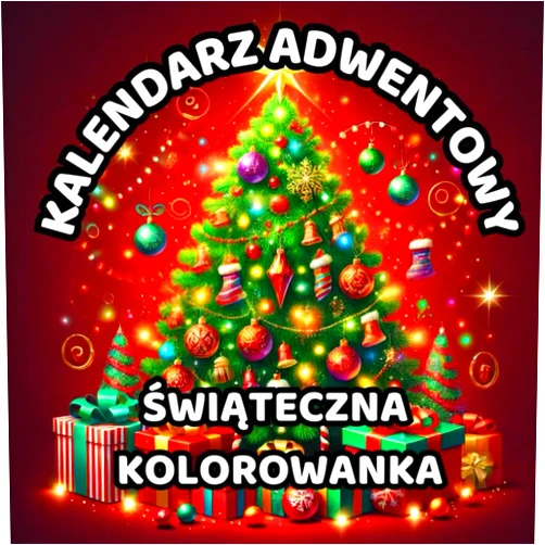 Clara Lilly Wilson Kalendarz adwentowy - świąteczna kolorowanka. Odliczaj do świąt z tymi uroczymi obrazkami!: 24 proste grafiki, po jednej na każdy dzień adwentu. Umil sobie oczekiwanie na święta! (Polish Edition)