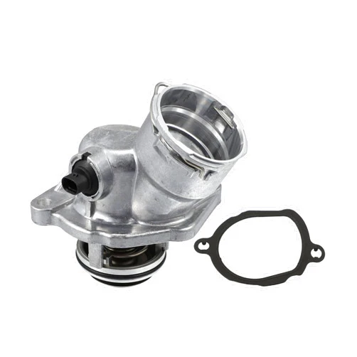 X AUTOHAUX 2722000115 Engine Coolant Thermostat Housing Assembly for Mercedes-Benz C250 C280 C300 CLK350 ML350 ML450 R350 S400 SLK280 SLK300 SLK350 2005-2012 2722000415