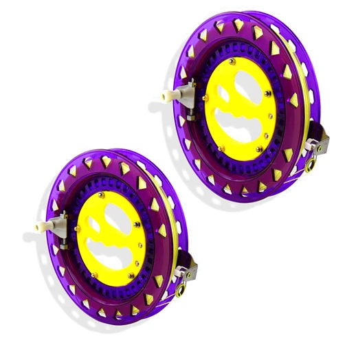 Tellyouwin 2PCS Kite String with Reel 8 Inch Kite Winder with 1312ft Kite String Kite Reel Professional Kite Runner Outdoor Kite Accessories for Adults and Kids(Purple)