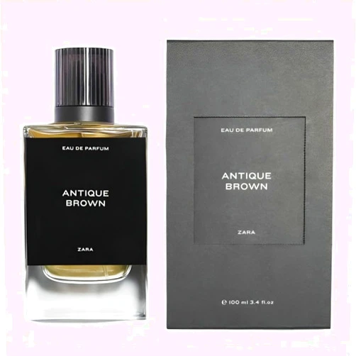 Zara Antique Brown Cologne for Men EDP Eau De Parfum 100 ML (3.4 FL. OZ)