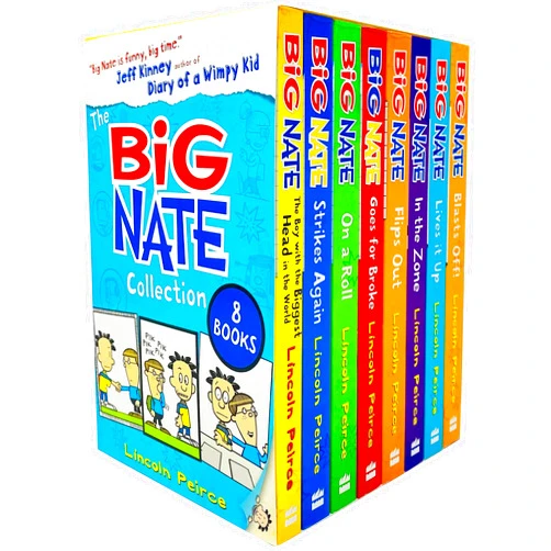 Lincoln Peirce Big Nate 8-Copy Fiction Slipcase