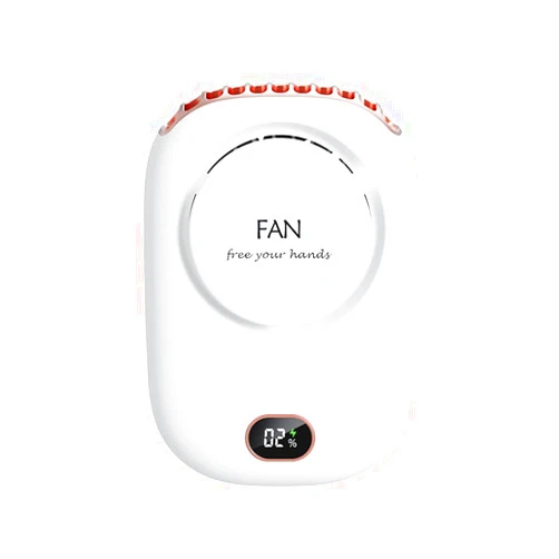 Yoanlayr Personal Fan for Neck Portable USB Mini Fan with Lanyard 3 Speeds Digital Display Battery Powered Deluxe Necklace Fans for Running Working Cooking