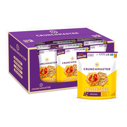 Crunchmaster Multi-Seed Gluten-Free Original, 4 Ounce (Pack of 12)