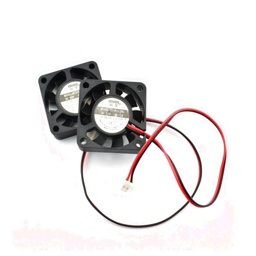 ZYAMY 2-Pack DC 12V Mini Cooling Fan 2Pin Brushless Small Exhaust Fan for 3D Printer Makerbot Accessories Computer CPU Cooler 40x40x10mm