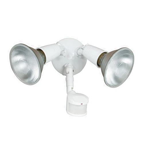 HALO Cooper/Regent MS185W Motion Activated Flood Lights White 120-volts 150 watt max